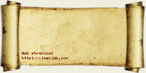 Anđa Binjić vizit kartica